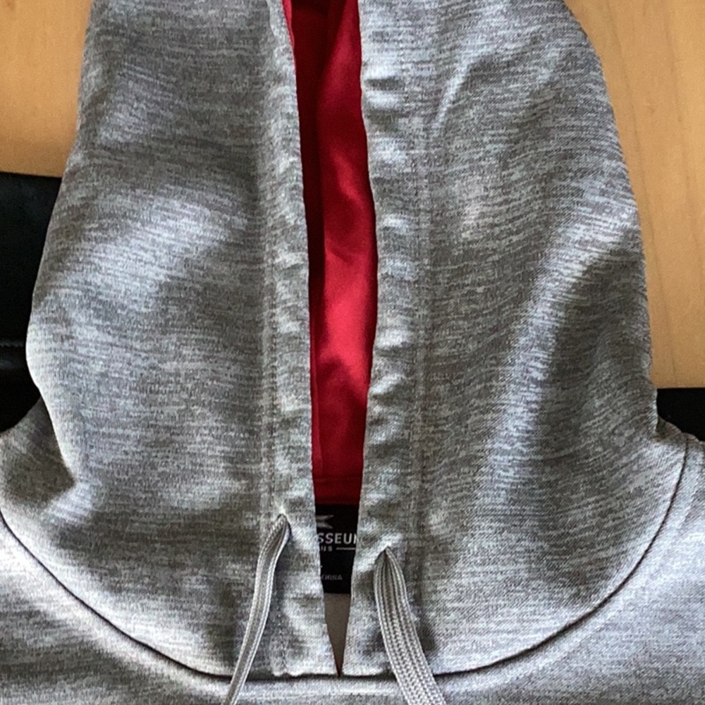 NWT WSU (Washington State Cougar Coach Style) Colosseum Gray Hoodie - Picture 3 of 8